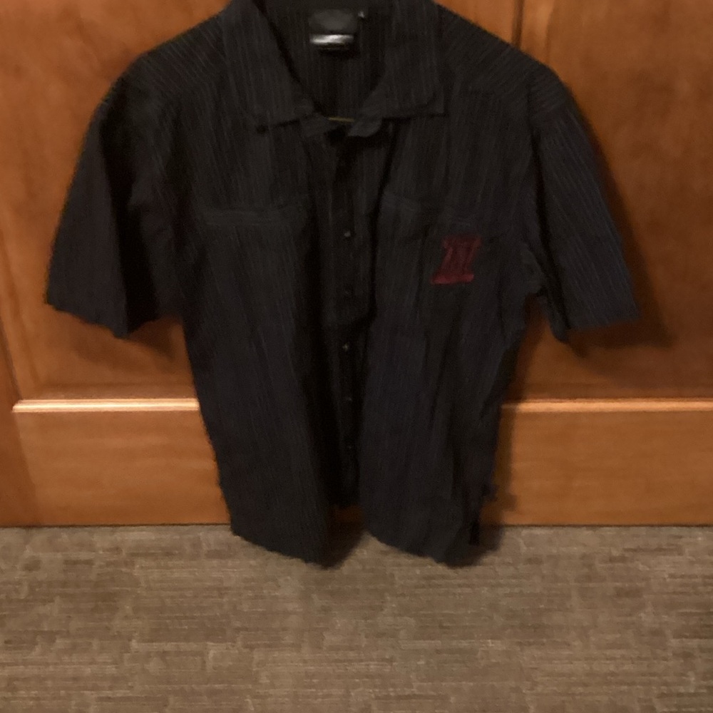 Harley-Davidson Black Pinstripe Men's Shirt